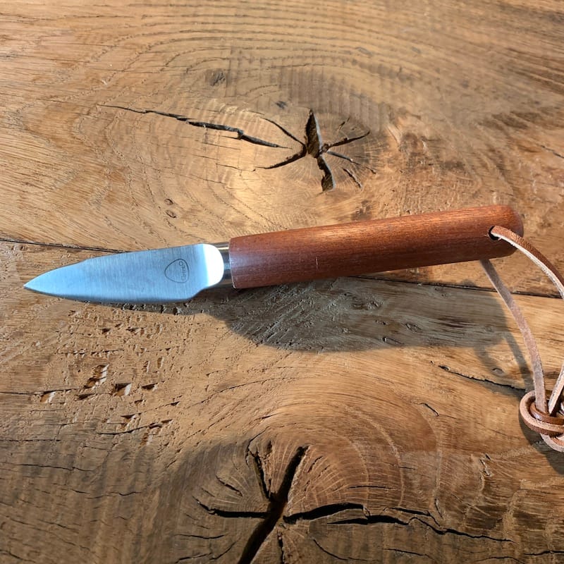 Couteau à huitres - Ecaillier N°7 - Ebène Ostreo���